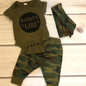 camo baby outfit/set
